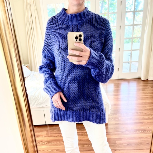 Zara Oversized Sweater — Lilac, M - Picture 5 of 10
